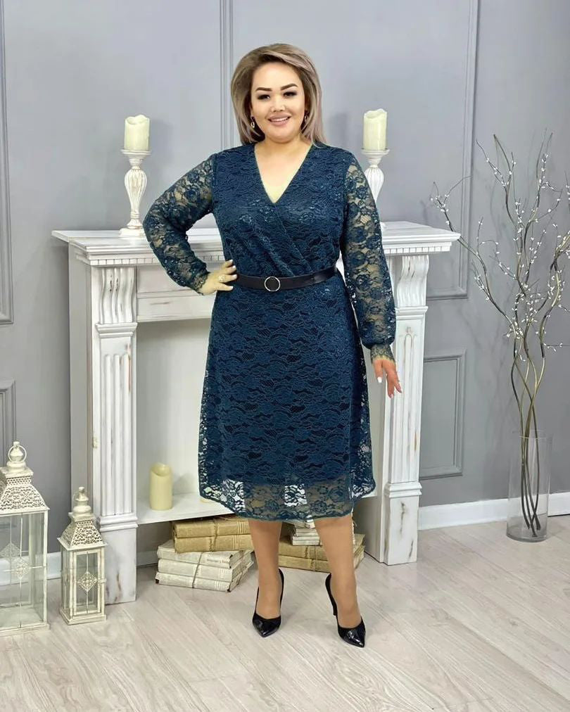 Rochie din dantela TSH357