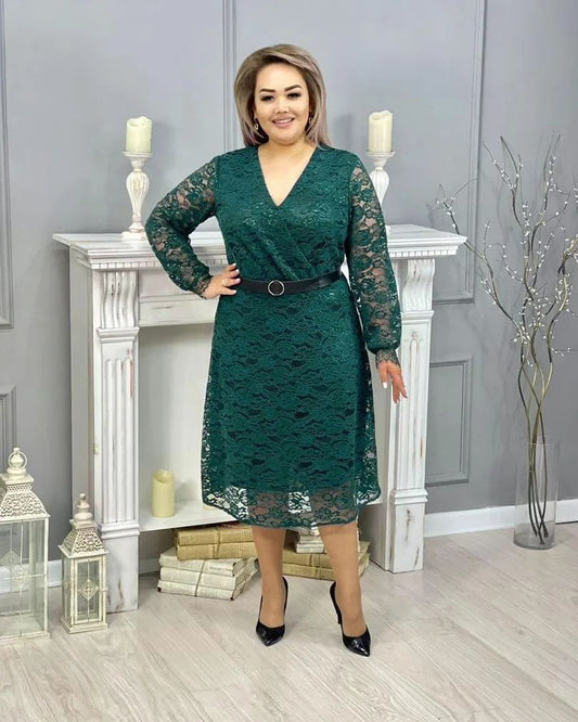 Rochie din dantela TSH357